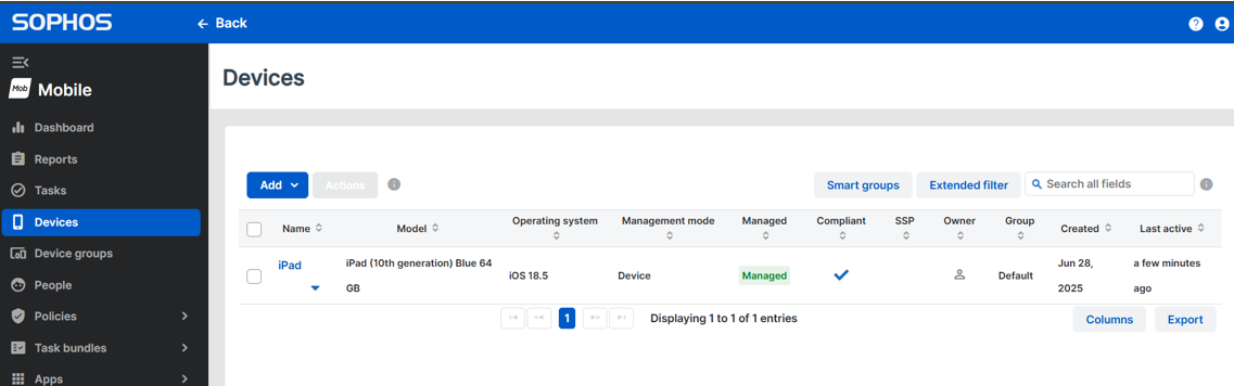 Confirmation of Device Enrollment Sophos.png