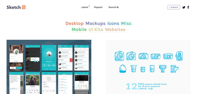 SketchRepo-HomePage