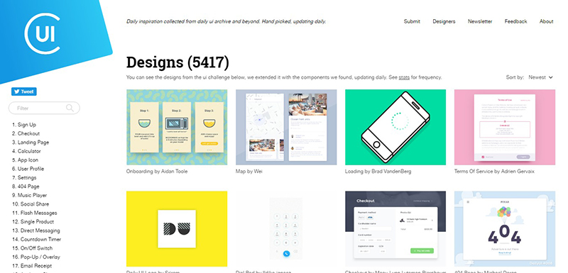 CollectUI-HomePage