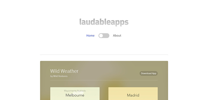 LaudableApps-HomePage