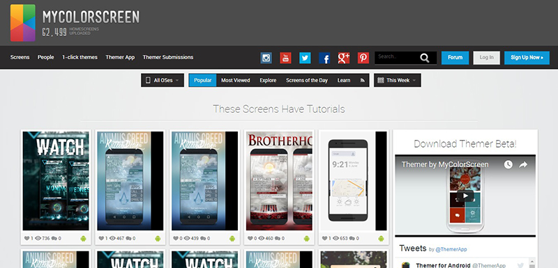 MyColorScreen-HomePage