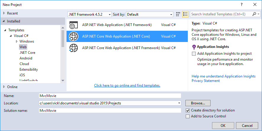 A popup dialog